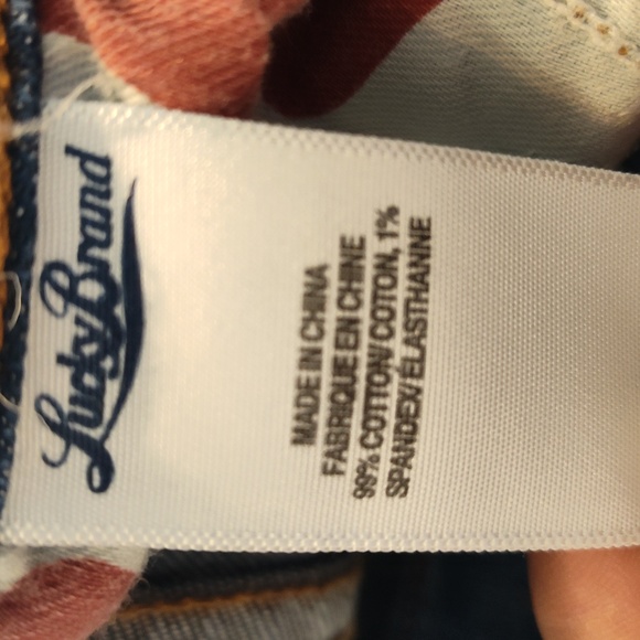 Women's Lucky Brand Sweet'N Crop Denim Blue Jeans Size 6/28 - Picture 11 of 11